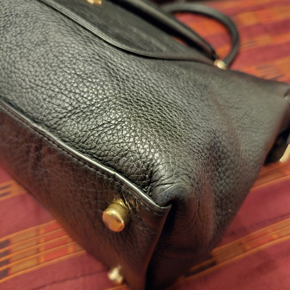 Coach Emma Pebbled Leather Satchel - Picture 11 of 15